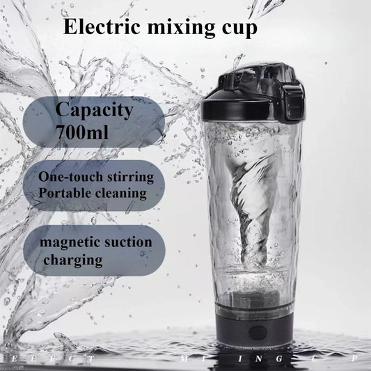 Portable Electric Automatic Protein Shaker Bottle USB Rechargeable Mixing Cup